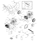 Page B Diagram and Parts List for 1418-1  Briggs and Stratton Pressure Washer